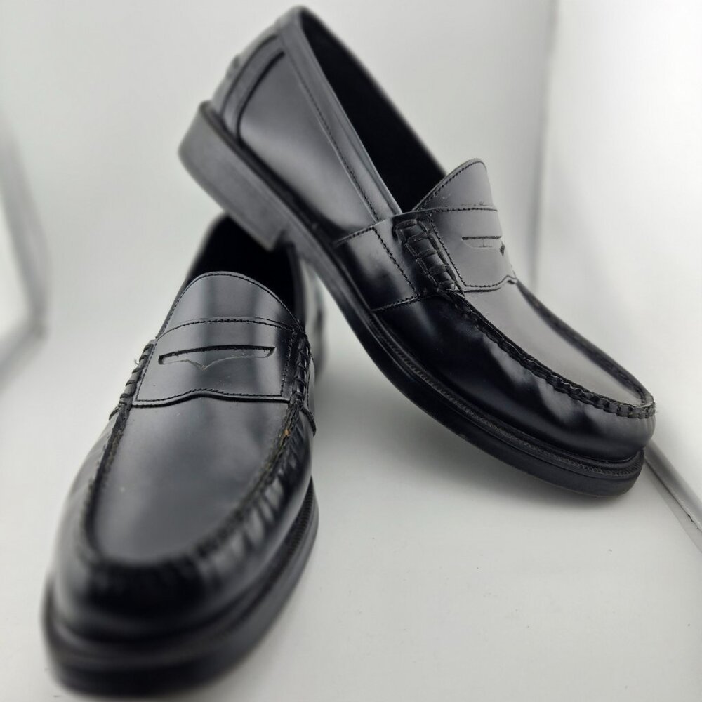 Nunn Bush Lincoln Penny Loafer Dress Shoes – Black Leather – Men’s Size 12M - Picture 8 of 13